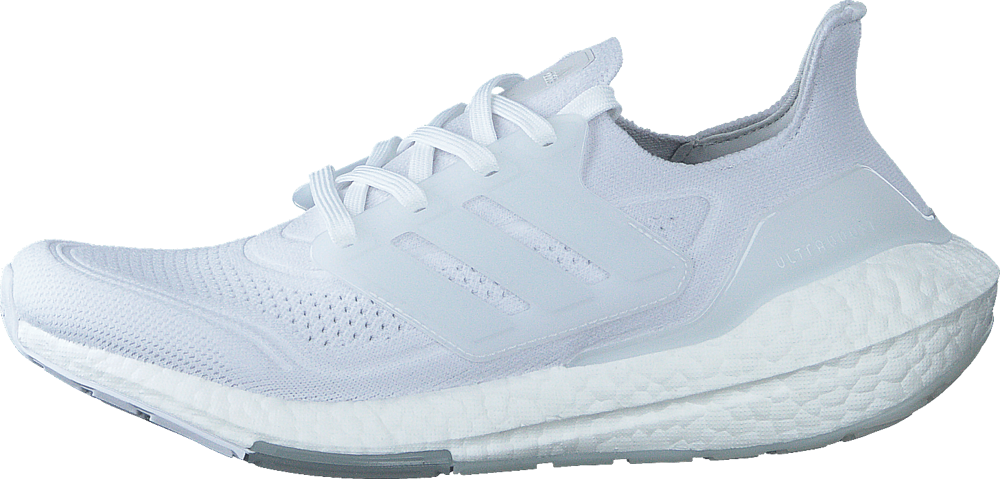 Ultraboost 21 Ftwr White/ftwr White/grey Thr, Male, Sapatos, Tênis de corrida, Sapatilhas, Corrida, Branco, EU 41 1/3