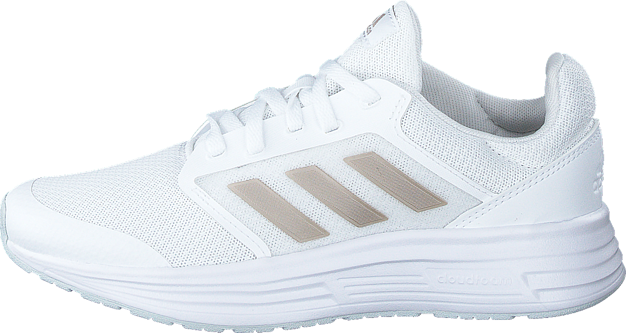 Galaxy 5 Ftwr White/champagne Met./halo, Female, Scarpe, Scarpe da corsa, scarpe sportive, In esecuzione, Bianca, EU 40 2/3