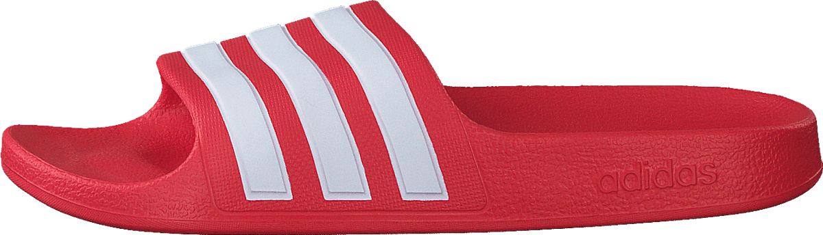 Adilette Aqua Slides Kids Vivid Red / Cloud White / Vivid Red