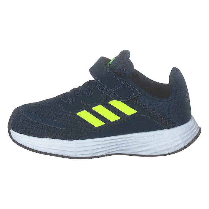 Duramo SL Shoes Crew Navy / Solar Yellow / Halo Silver, Unisex, Shoes, Trainers, sport shoes, Blue, UK K 5