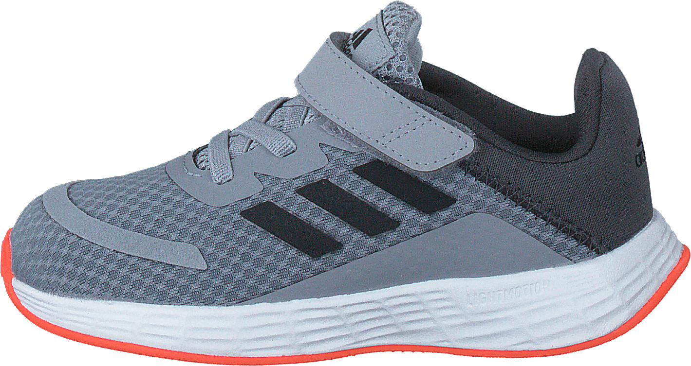 Duramo SL Shoes Halo Silver / Core Black / Solar Red, Unisex, Shoes, Trainers, sport shoes, Blue, UK K 8,5