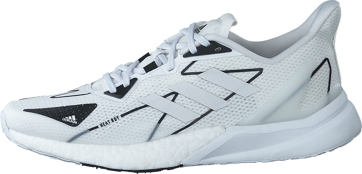 X9000L3 HEAT.RDY Shoes Cloud White / Cloud White / Core Black, Male, Sko, Sneakers, sportssko, Løb, Blå, EU 42 2/3