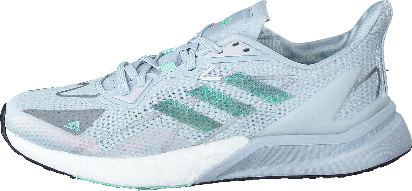 X9000L3 HEAT.RDY Shoes Halo Blue / Cloud White / Clear Mint, Female, Sko, Sneakers, sportssko, Løb, Blå, EU 36 2/3