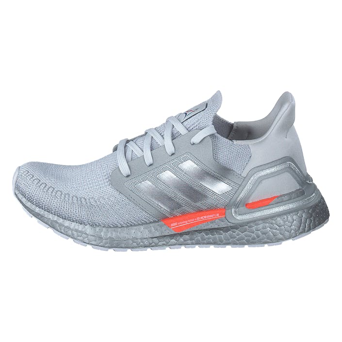Ultraboost 20 Shoes Halo Silver / Dash Grey / Silver Metallic, Unisex, Topánky, Tenisky, športové topánky, Modrá, EU 36 2/3