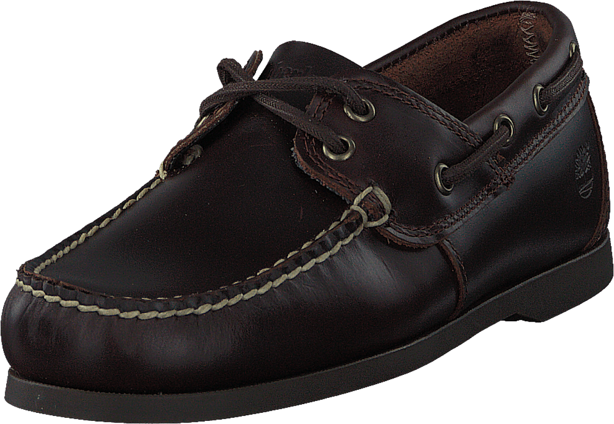 Cedar Bay Boat Shoe Dk Brown Full Grain