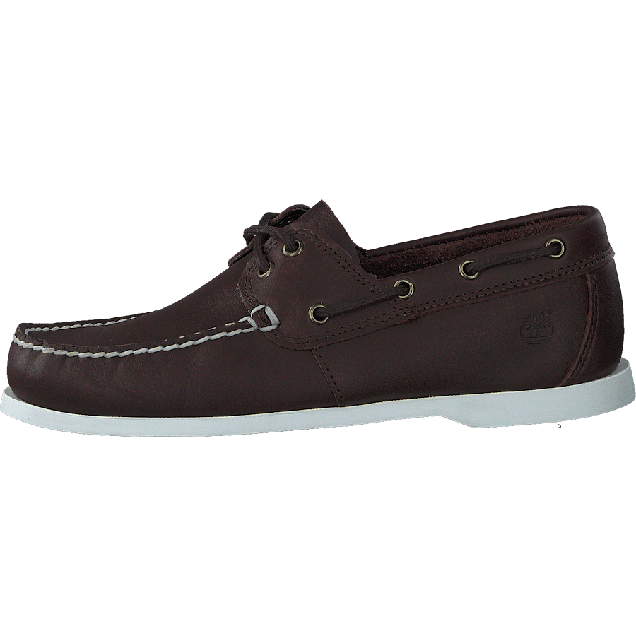 Cedar Bay Boat Shoe Dk Brown Full Grain