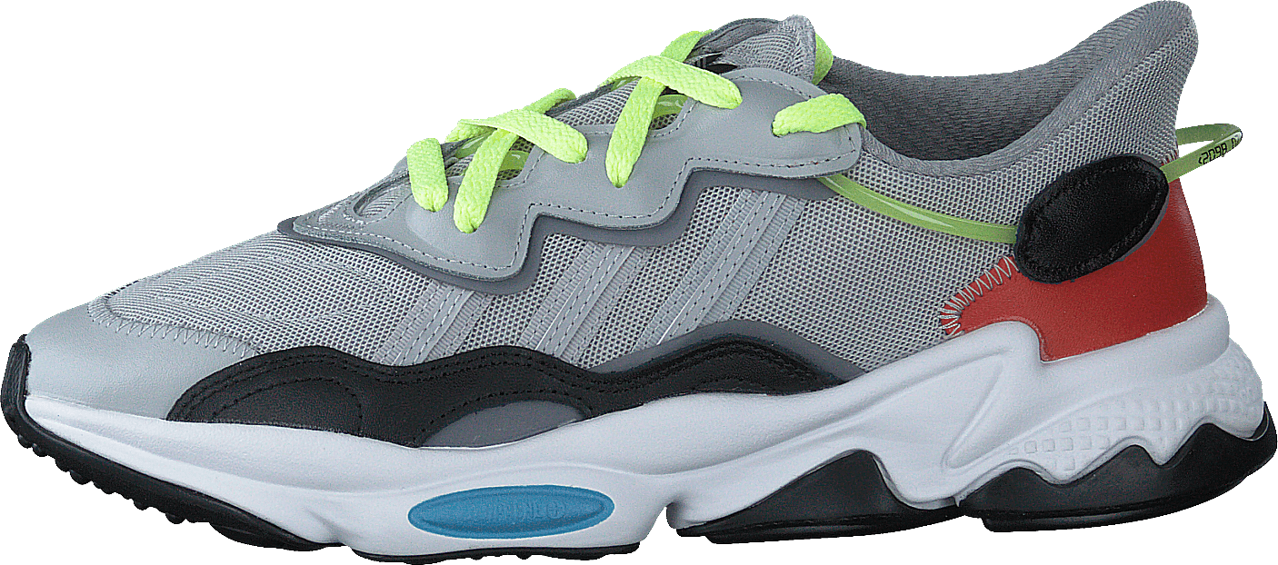 Ozweego Grey Two / Core Black / Hazy Blue, Unisex, Topánky, Tenisky, športové topánky, Šedá/Modrá, EU 44 2/3