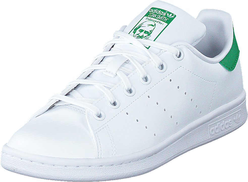 Stan Smith J Cloud White / Cloud White / Green