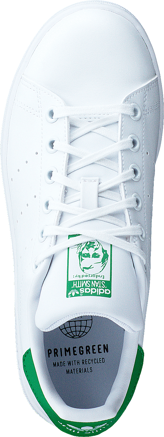 Stan Smith J Cloud White / Cloud White / Green