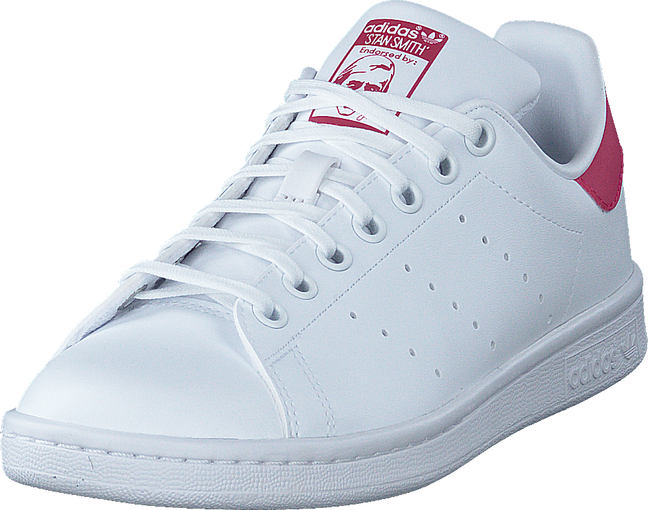 Stan Smith J Cloud White / Cloud White / Bold Pink