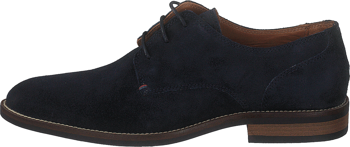 Essential Suede Lace Up Derby Midnight