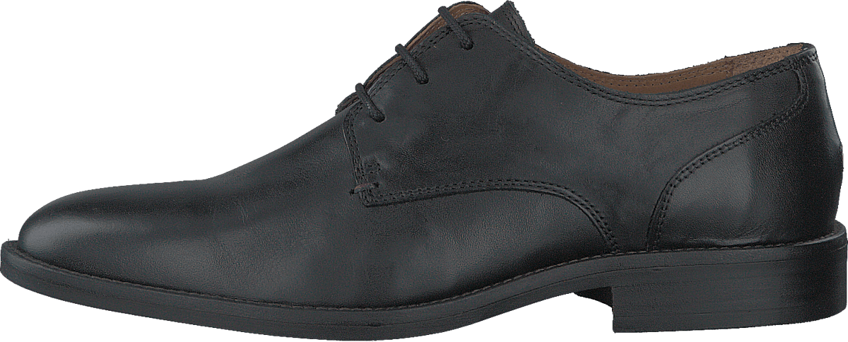 Essential Leather Lace Up Derb Black