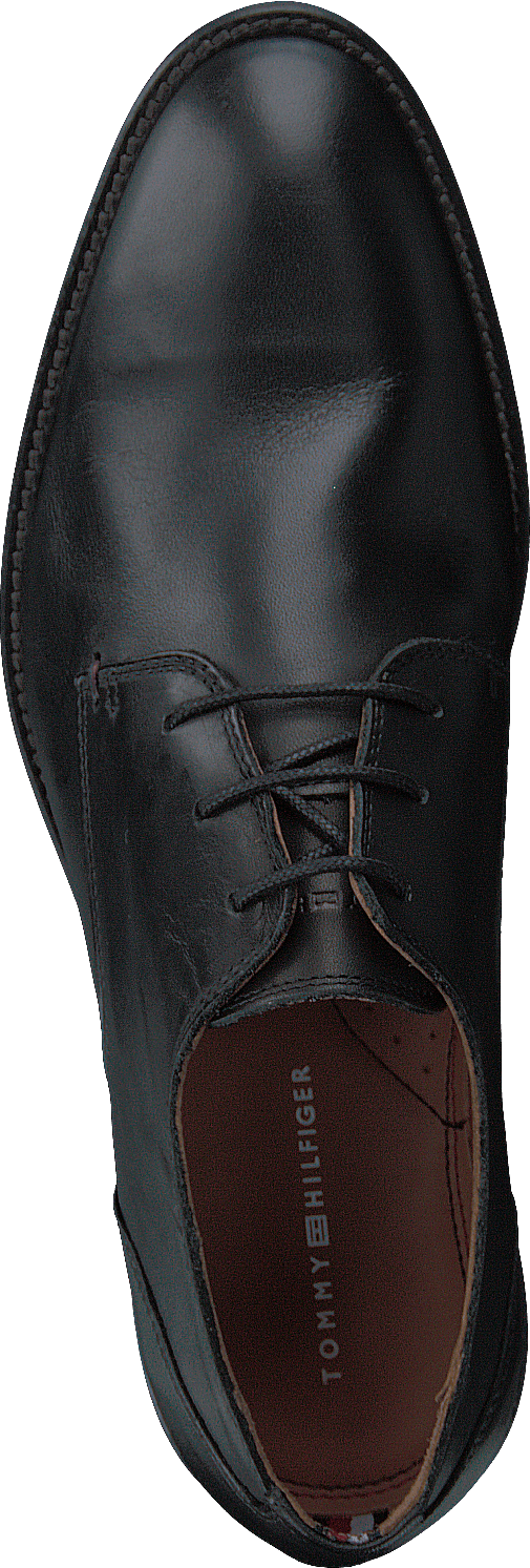 Essential Leather Lace Up Derb Black