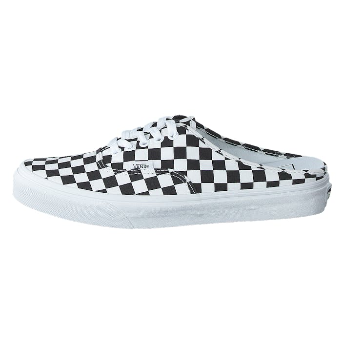 Ua Authentic Mule (checkerboard) Blk/truwht, Unisex, Shoes, Sandals and Slippers, slippers, Blue, UK 7