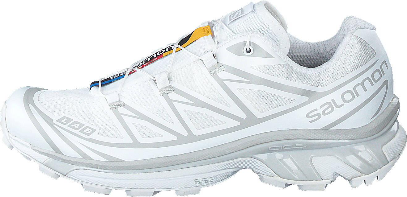 Xt-6 Wh/wh/lunar Rock White, Unisex, Buty, Sneakersy, Niebieski, EU 38 2/3