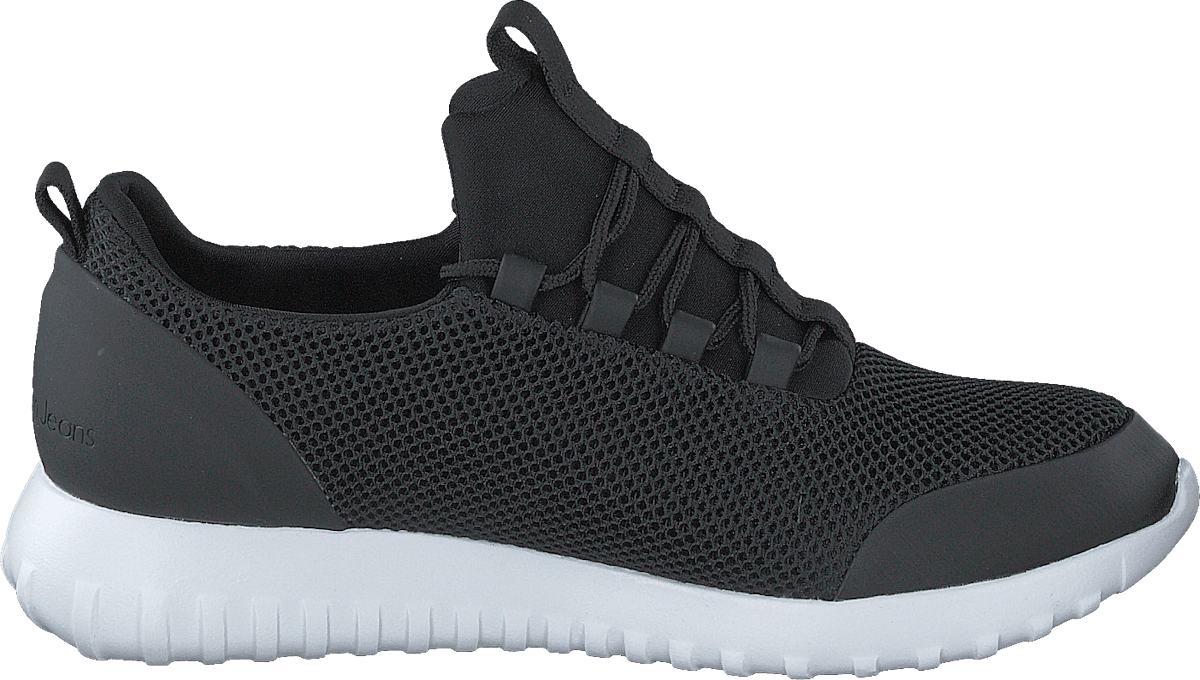 Runner Sneaker Laceup Mesh Black