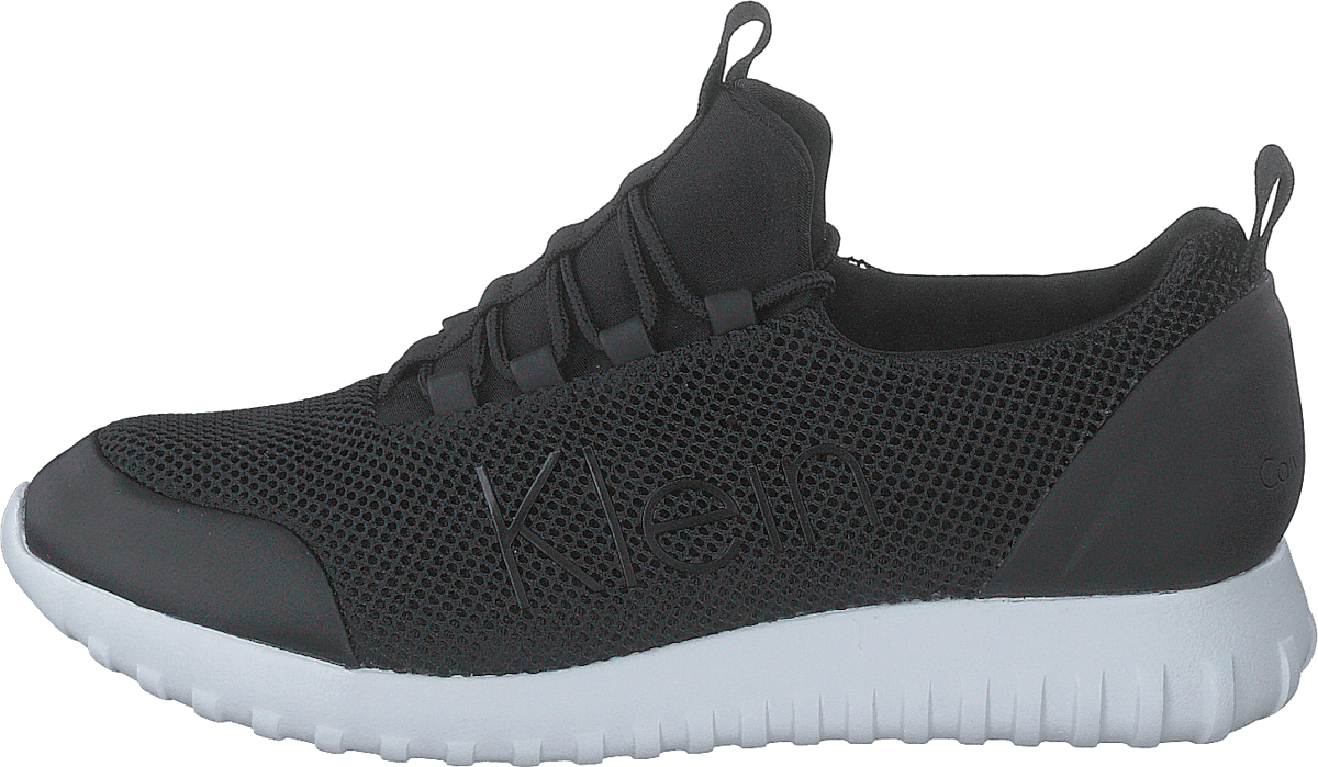 Runner Sneaker Laceup Mesh Black