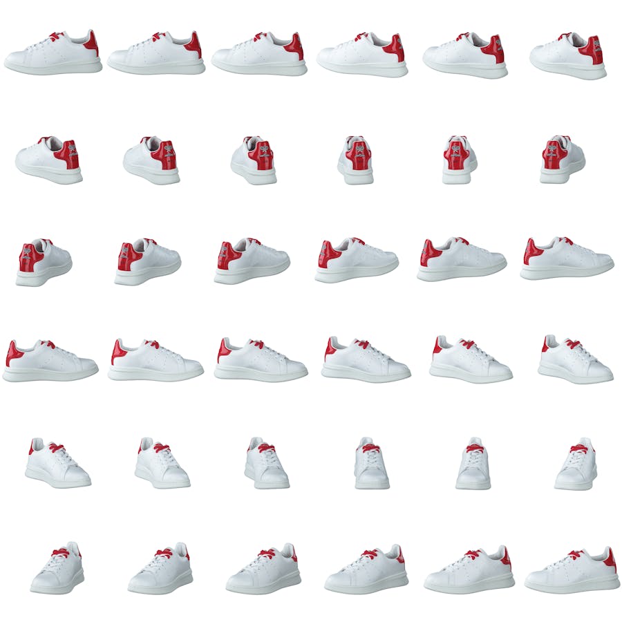 The Tennis Shoe White-red - Bild 8