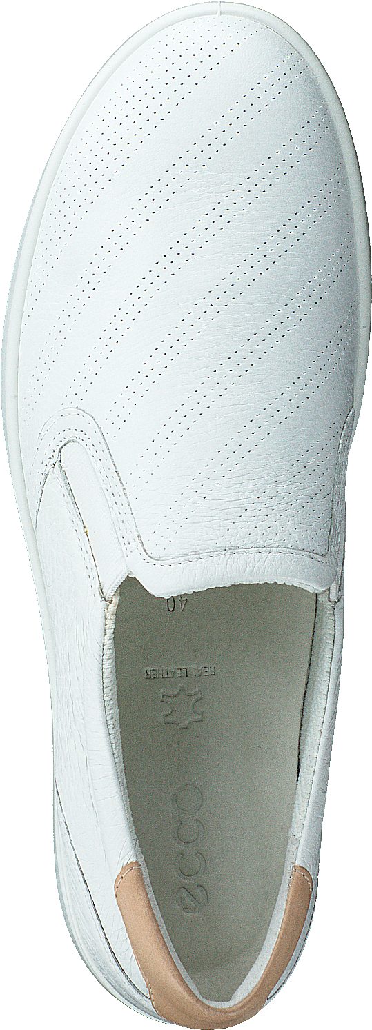 Ecco Leisure White/powder