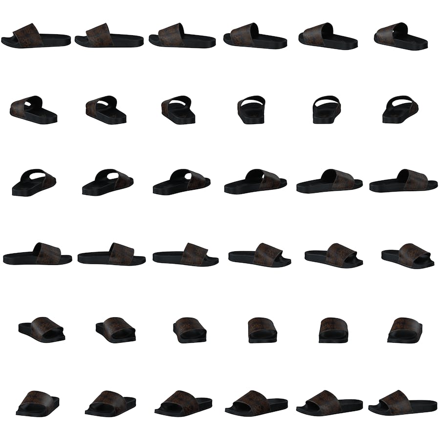 Shower Sandals - Papillon Pvc Brown - Bild 8