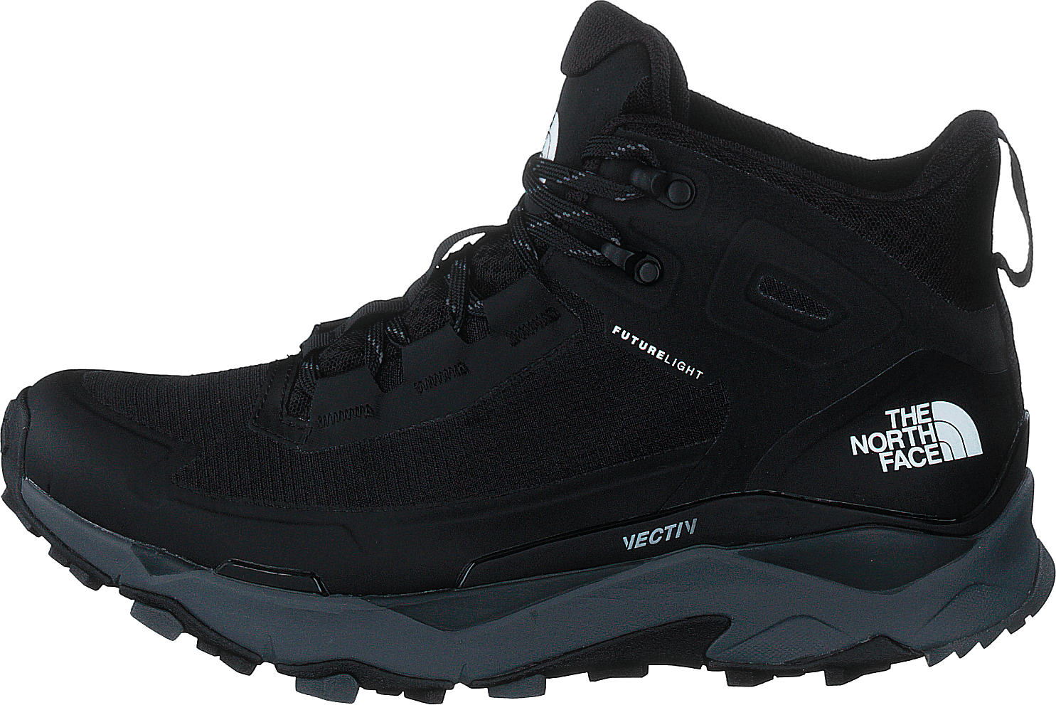 M Vectiv Exploris Mid Futureli Tnf Black/zinc Grey, Male, Scarpe, scarpe da trekking, scarponi da trekking, Nero, EU 45