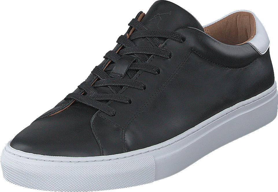 Jermain Leather Sneaker Black - Bild 3
