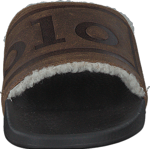 Faux-Shearling–Lined Suede Slide Snuff - Bild 4