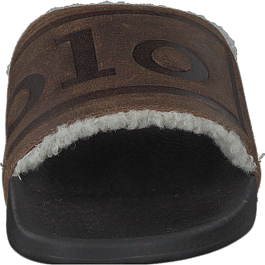 Faux-Shearling–Lined Suede Slide Snuff - Bild 4