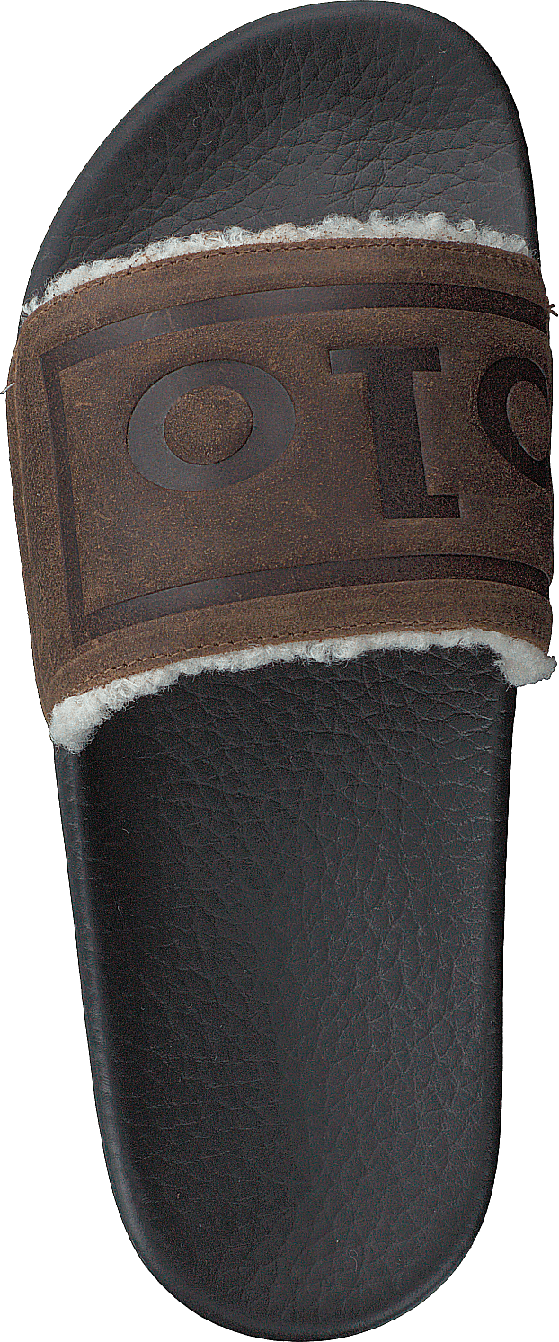 Faux-Shearling–Lined Suede Slide Snuff - Bild 6