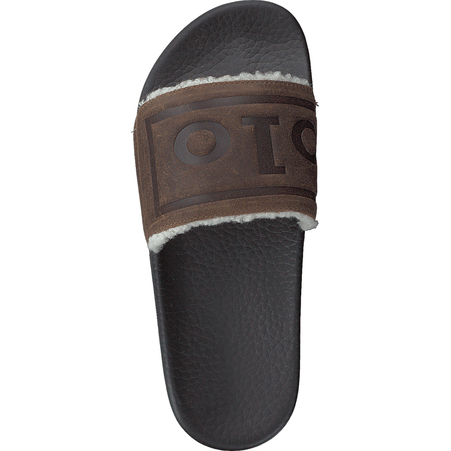 Faux-Shearling–Lined Suede Slide Snuff - Bild 6