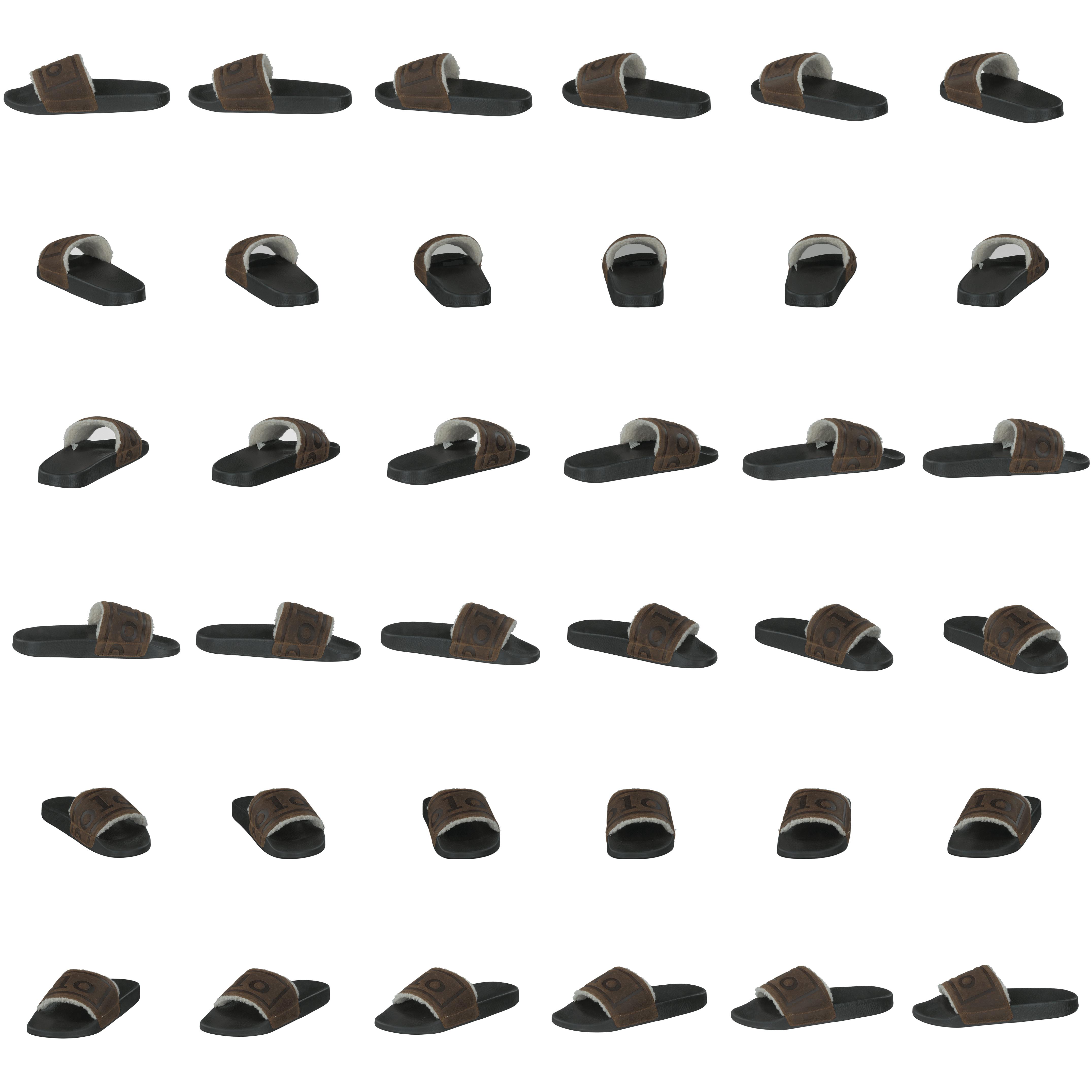 Faux-Shearling–Lined Suede Slide Snuff - Bild 8