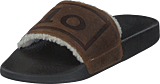 Faux-Shearling–Lined Suede Slide Snuff - Bild 9