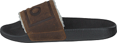 Faux-Shearling–Lined Suede Slide Snuff - Bild 10