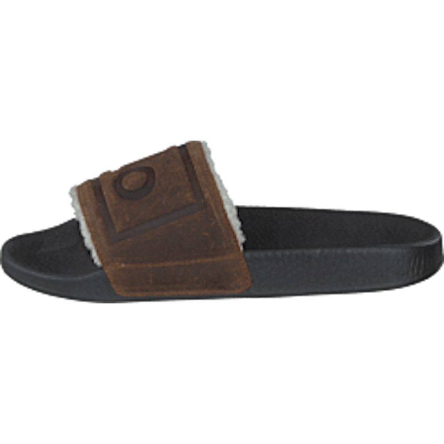 Faux-Shearling–Lined Suede Slide Snuff - Bild 10