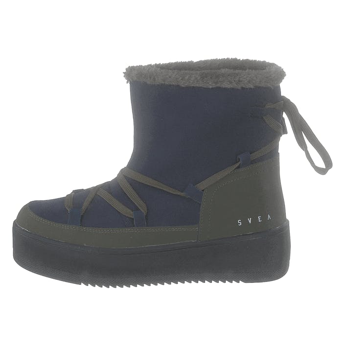 Svea Snow Boots Navy, Female, Schoenen, Laarzen, winterlaarzen, Blauw, EU 38