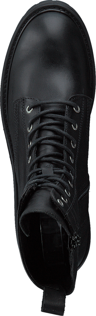 steve madden tornado black leather