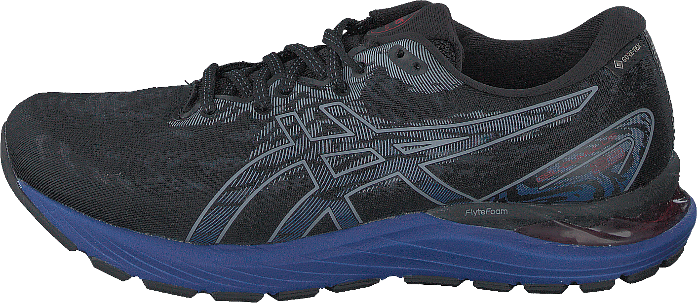 Gel-cumulus 23 G-tx Black/sheet Rock, Male, Shoes, Running shoes, sport shoes, Running, Black/Grey/Blue, UK 8