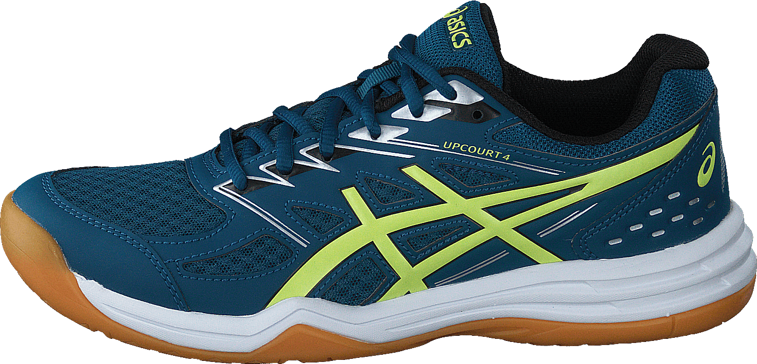 Upcourt 4 Gs Deep Sea Teal/glow Yellow, Unisex, Skor, Sneakers, sportskor, Blå/Turkos, EU 38