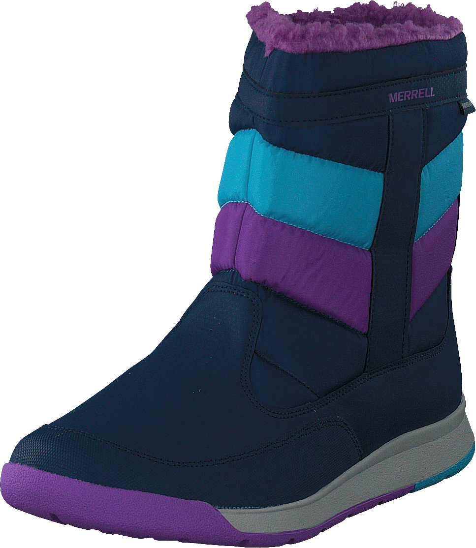 Alpine Puffer Wtpf Navy/turq/purple - Bild 3
