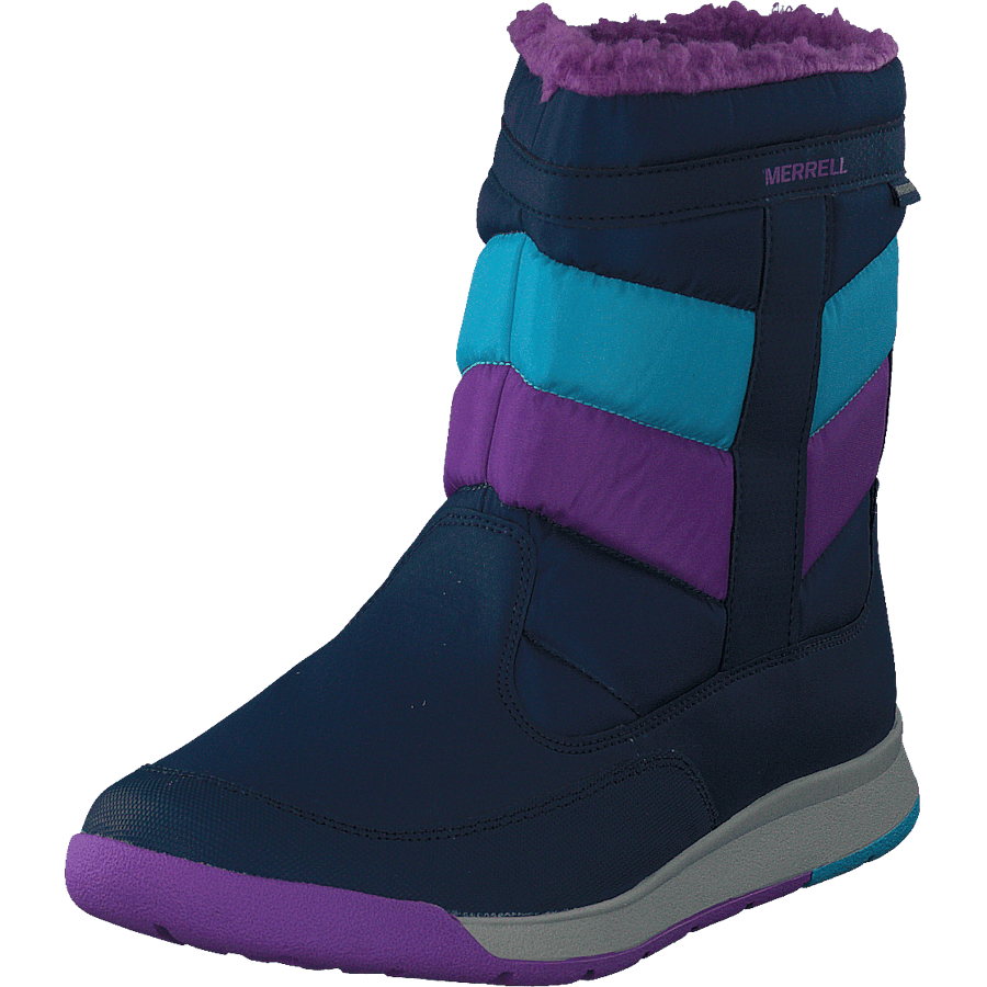 Alpine Puffer Wtpf Navy/turq/purple - Bild 3