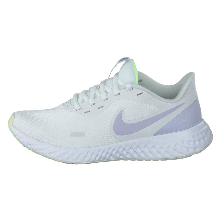 Wmns Revolution 5 Summit White/pure Violet-lime, Female, Topánky, Tenisky, športové topánky, Modrá, EU 40,5
