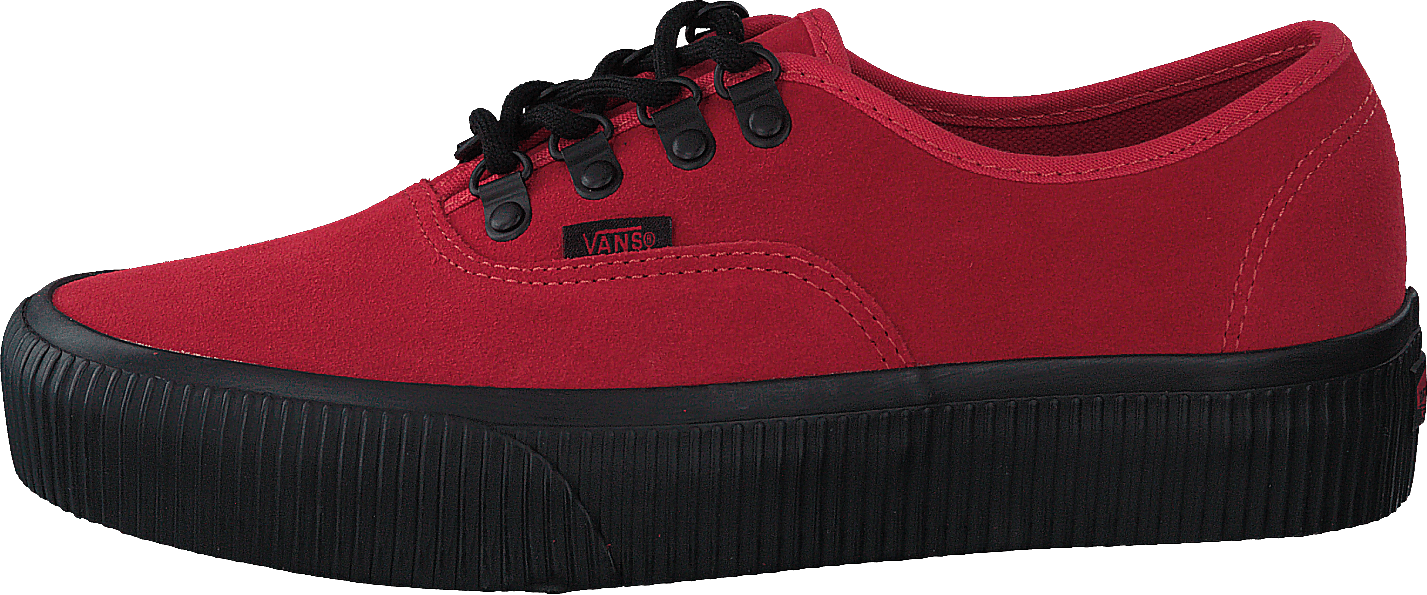 Embossed Authentic Platform 2. Rococco Red-black, Female, Obuv, Tenisky, Tenisky, Červené, EU 37