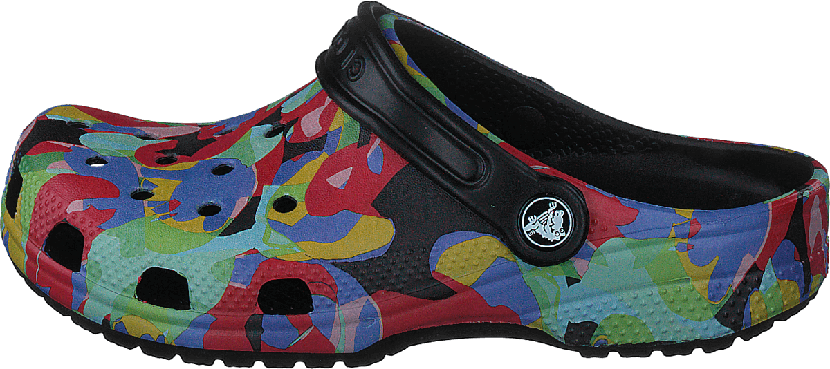 Classic Bubble Block Clog K Black/multi