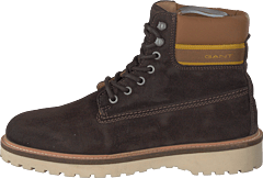 Roden Mid Lace Boot Dk Brown+toffee - Bild 10