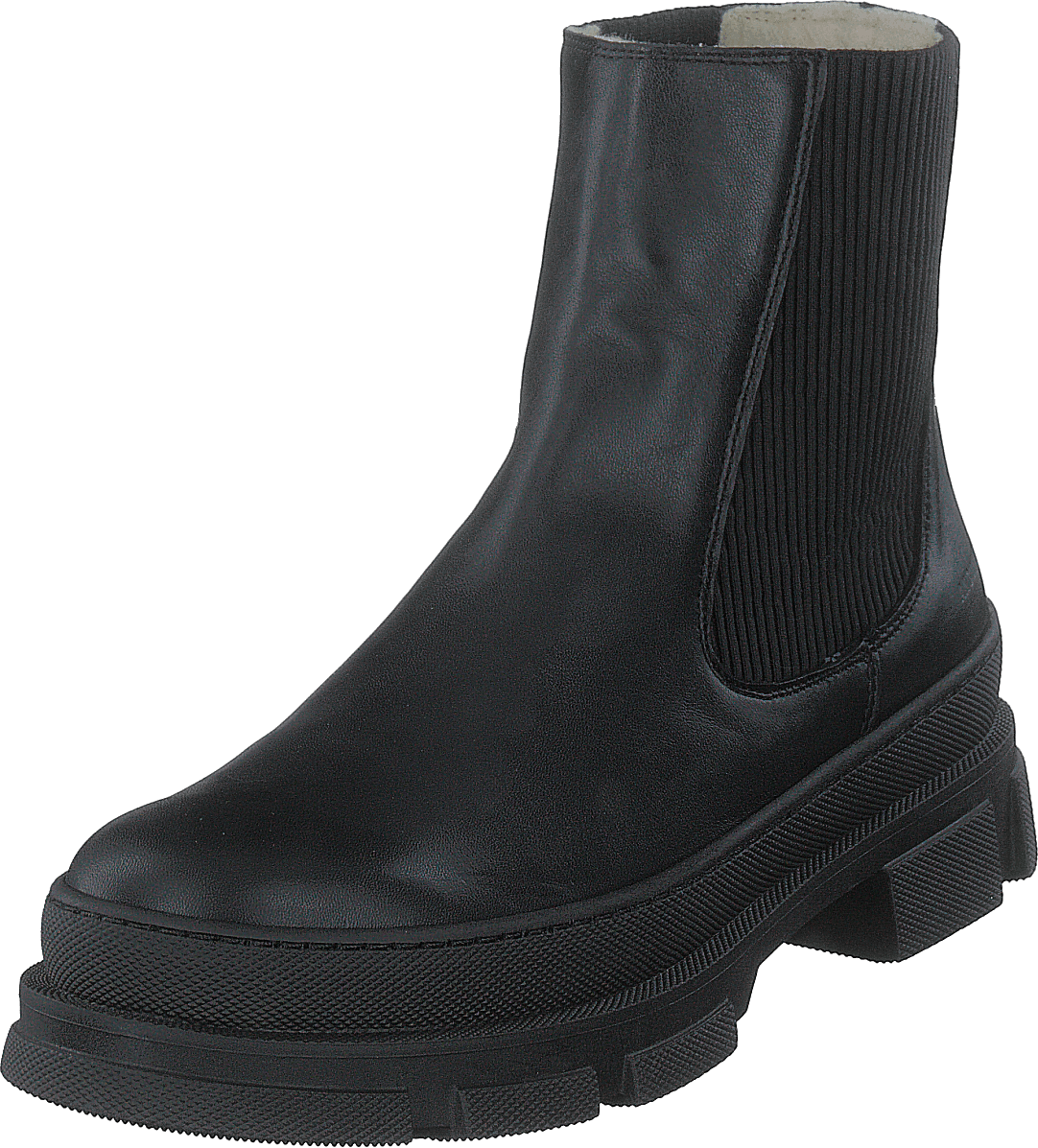 Chelsea Boot With Wool Lining 1604/019 Black/black