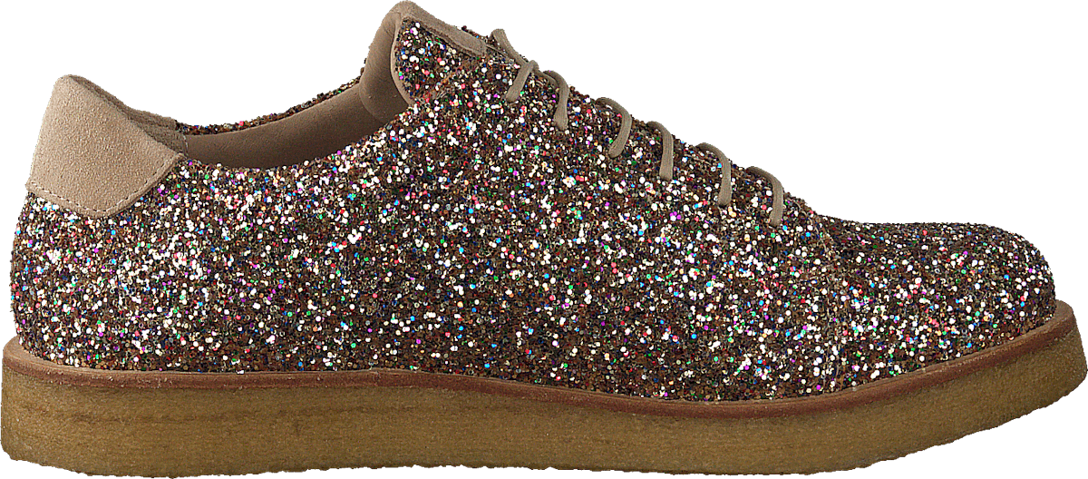 Sneaker In Glitter With Platea 2488/1149 Multi Glitter/sand