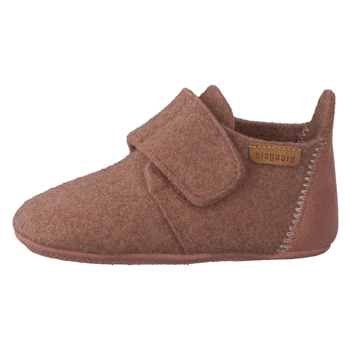 Bisgaard Baby Wool Rose, Unisex, Shoes, Sandals and Slippers, slippers, Brown, EU 22