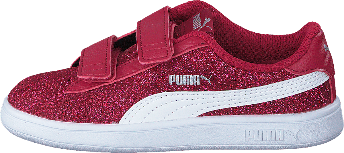 Puma Smash V2 Glitz Glam V Inf Persian Red-puma White