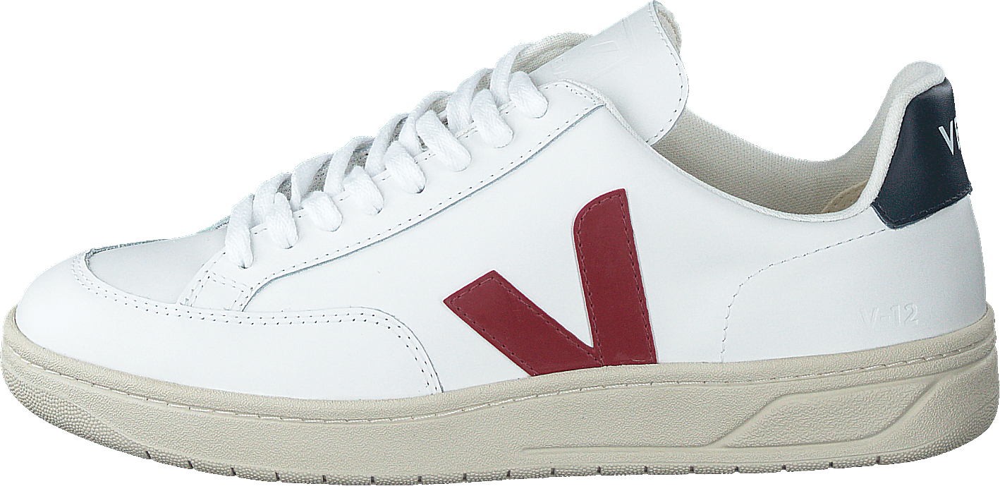V-12 Leather Extra-white_marsa Extra-white Marsala Nautico, Male, Scarpe, Sneakers, Sneakers, Bianca, EU 41