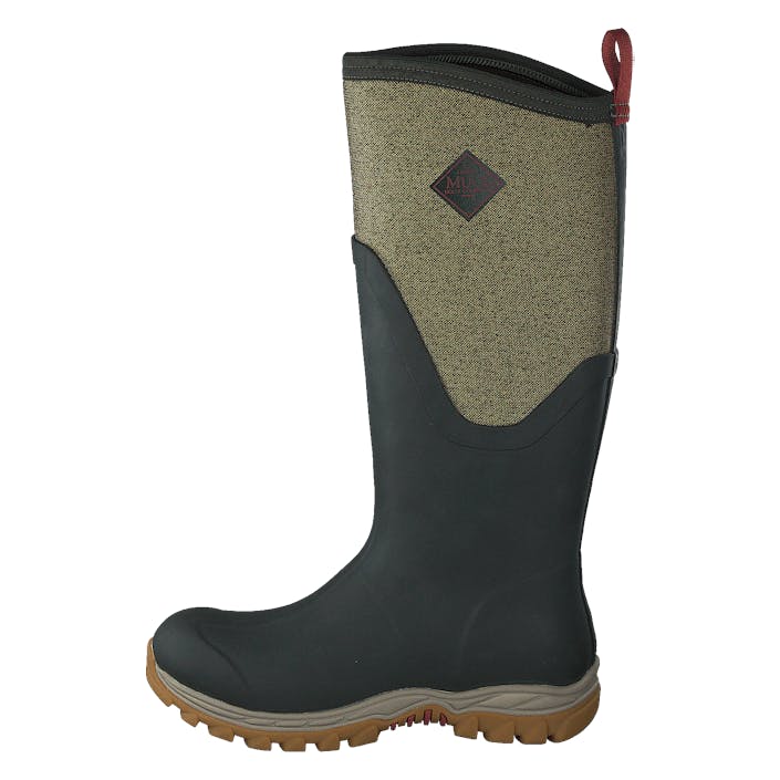 Sport Ii High Tweed Tweed, Female, Chaussures, Bottes hautes et Bottines, bottes en caoutchouc, Noir, EU 41